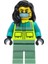 Minifigür Ambulance Driver Female CTY1569 1