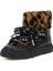 Kadın Unessa Leopar Desenli Kürk Detaylı Bot - Mix 1