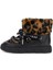 Kadın Unessa Leopar Desenli Kürk Detaylı Bot - Mix 2