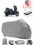 Yamaha X-Max 400 Abs Branda Gri Motosiket Brandası Motor Örtüsü Çadır Su Geçirmez Motosiklet Kılıfı Motor Brandası,lastikli,taşıma Torbalı 1