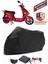 Volta Vsx Branda Siyah Motosiket Brandası Motor Örtüsü Çadır Su Geçirmez Motosiklet Kılıfı Motor Brandası,lastikli,taşıma Torbalı 1