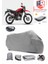 Hero Xpulse 200T Branda Gri Arka Çanta Uyumlu(Topcase) Motosiket Brandası Motor Örtüsü Çadır Su Geçirmez Motosiklet Kılıfı Motor Brandası,lastikli,taşıma Torbalı 1