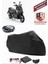 Kymco Dtx 250 Branda Siyah Arka Çanta Uyumlu(Topcase) Motosiket Brandası Motor Örtüsü Çadır Su Geçirmez Motosiklet Kılıfı Motor Brandası,lastikli,taşıma Torbalı 1