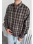 Erkek Oversize %100 Pamuk Ekose Gömlek 3