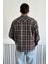 Erkek Oversize %100 Pamuk Ekose Gömlek 5