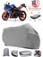 Falcon FR-250 Branda Gri Motosiket Brandası Motor Örtüsü Çadır Su Geçirmez Motosiklet Kılıfı Motor Brandası,lastikli,taşıma Torbalı 1