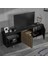 Hunerika Toledo Zebra Kapak Premium Tv Ünitesi - Minifiks -Wood Siyah / Atlantik Çam 4