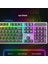 K100 Gaming Oyuncu Kablolu Klavye Ingilizce 4