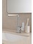 Lavabo Bataryası Krom Kare Banyo Lavabo Musluk Ağır Prinç Gövde Döner Boru Lüks Armatür Gümüş Gri 3
