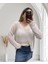 Kadın Oversize %100 Viskon Ajurlu Bluz 9