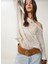 Kadın Oversize %100 Viskon Ajurlu Bluz 10