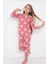 Yıldız Desenli Kız Çocuk Pijama Takım Kışlık Yumuşacık Polar Sıcak Tutan Kumaş 4