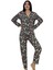 Yılbaşı Düğmeli Kışlık Pijama Takım 5