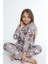 Çocuk Tıraşlı Polar Kalın Ev Tipi Pijama Takımı | 5,6,7,8,9,10 Yaş 3