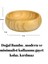 Pinterest Stil 3'lü Doğal Bambu Çerezlik Seti Ahşap Dekoratif Sade Kase Kare Atıştırmalık Kabı 4