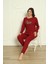 Kışlık Fitilli Interlok Pijama Takım 2