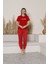 Yazlık Suprem Sarmaşık Desen Kadın Pijama Takım 2