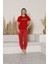 Yazlık Suprem Sarmaşık Desen Kadın Pijama Takım 5