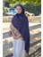Mor Ed Scarf Welness Monogram Desen Şal 1