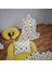Sarı Yıldız Sarı Oval Yataklı 7 Parça Babynest Seti 4