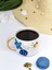 24K Altın Süslemeli Okyanus Temalı El Yapımı Seramik Mug 2