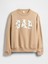 Kadın Bej Relaxed Gap Logo Sweatshirt 2