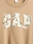 Kadın Bej Relaxed Gap Logo Sweatshirt 3