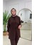 Kadın 2'li Tunik Pantolon Takım, Kapüşonlu Sweat Tunik,pantolon Set 2