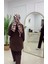 Kadın 2'li Tunik Pantolon Takım, Kapüşonlu Sweat Tunik,pantolon Set 3