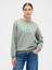 Kadın Açık Yeşil Relaxed Gap Logo Sweatshirt 1