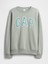Kadın Açık Yeşil Relaxed Gap Logo Sweatshirt 2