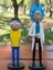 Rick And Morty 2'li Set Büst Figür 1