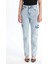 Kargo Cep Kar Yıkama Jeans Pantolon Mavi 2