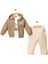 Hello Bear Süzeneli Üçlü Erkek Bebek Takım 1