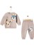 Tavşan Baskılı Ikili Erkek Bebek Takım 1