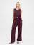 Kadın Bordo 365 High Rise Pileli Pantolon 1