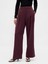 Kadın Bordo 365 High Rise Pileli Pantolon 8