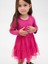 Kız Bebek Pembe Tül Detaylı Elbise 1