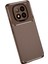 Xiaomi Redmi Note 14 Pro Plus Kılıf Auto Focus Karbon Kapak - Kahverengi Gnzrz 3