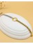 Dualis Gold-Silver Halka Charm Çelik Bileklik 1