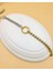 Dualis Gold-Silver Halka Charm Çelik Bileklik 3