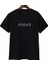 Anneler Gününe Özel Tasarım Mom Çiçek Baskılı T-Shirt - Siyah 1
