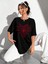 Baskılı T-Shirt - Siyah 6
