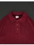 Yakalı Patlı Kısa Kol T-Shirt - Bordo 4