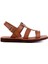 Taba Deri Erkek Sandalet 1