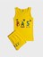 Erkek Çocuk Pamuklu Sarı Kaykay Desenli Atlet Boxer Takımı 2