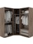 Pita Grey 5 Kapılı Köşe Gardırop 2