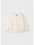 Krem Kız Çocuk Fırfırlı Yaka Sweatshirt 4430 2