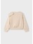 Bej Kız Çocuk Fiyonklu Sweatshirt 4434 2