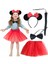 Minnie Mouse Kostüm Seti Etek Taç Kuyruk Papyon Gösteri Seti (5250) 1